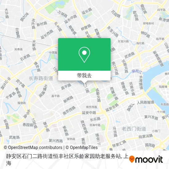 静安区石门二路街道恒丰社区乐龄家园助老服务站地图