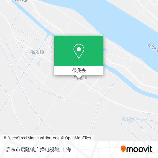 启东市启隆镇广播电视站地图