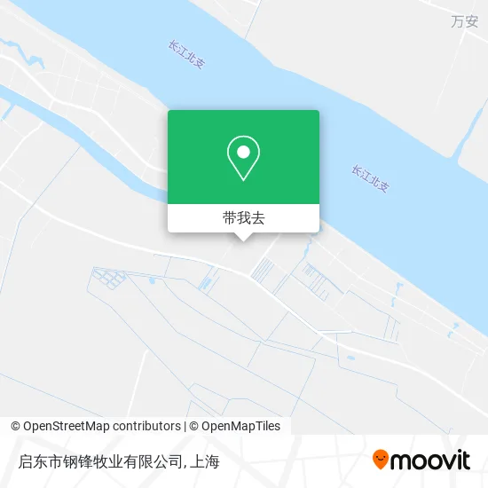 启东市钢锋牧业有限公司地图