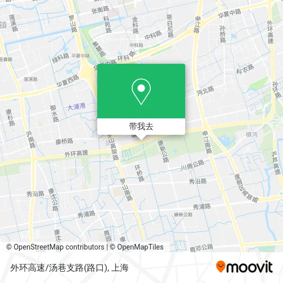外环高速/汤巷支路(路口)地图