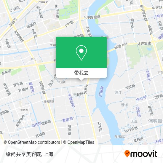缘尚共享美容院地图