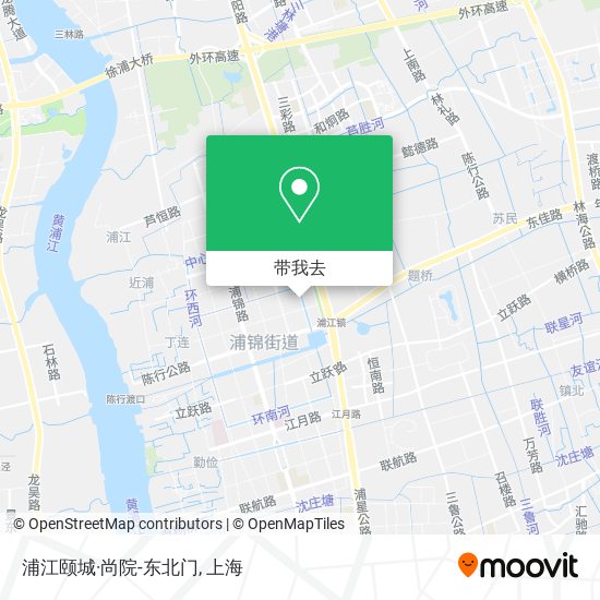 浦江颐城·尚院-东北门地图