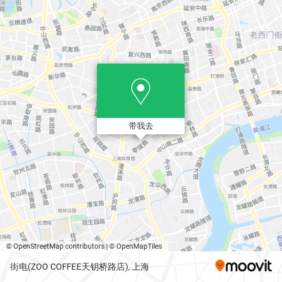 街电(ZOO COFFEE天钥桥路店)地图