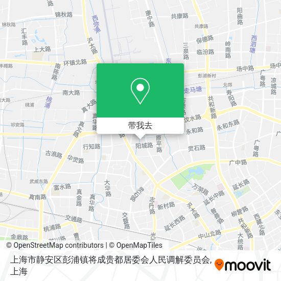 上海市静安区彭浦镇将成贵都居委会人民调解委员会地图