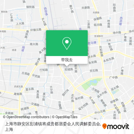 上海市静安区彭浦镇将成贵都居委会人民调解委员会地图