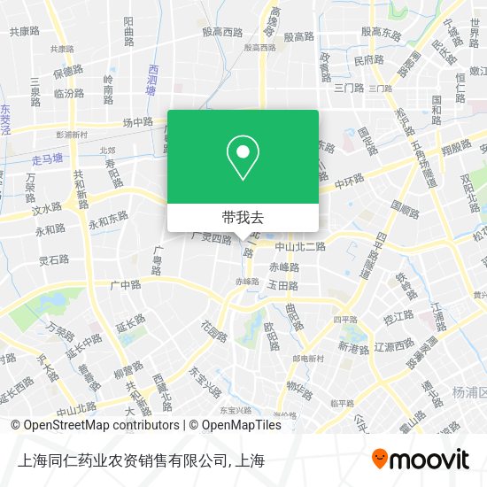 上海同仁药业农资销售有限公司地图