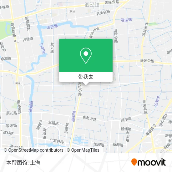 本帮面馆地图