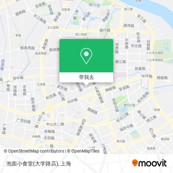 泡面小食堂(大学路店)地图
