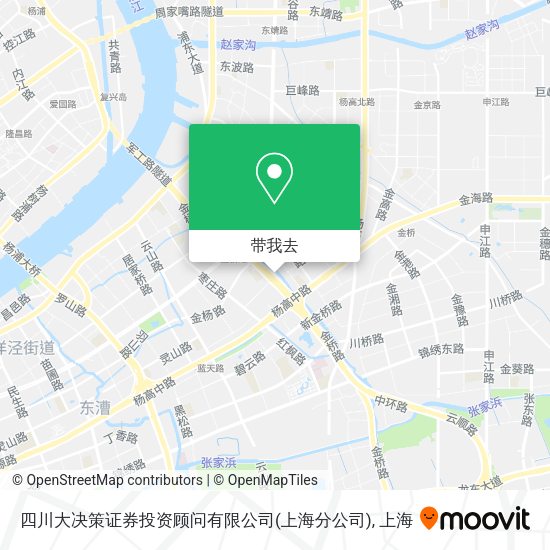 四川大决策证券投资顾问有限公司(上海分公司)地图