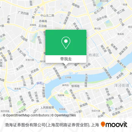 渤海证券股份有限公司(上海昆明路证券营业部)地图