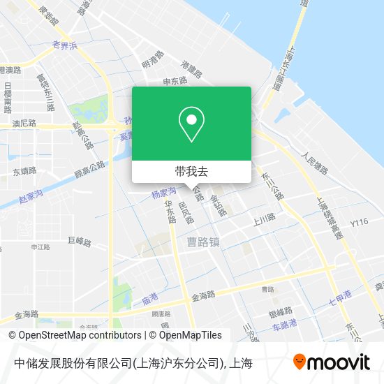 中储发展股份有限公司(上海沪东分公司)地图