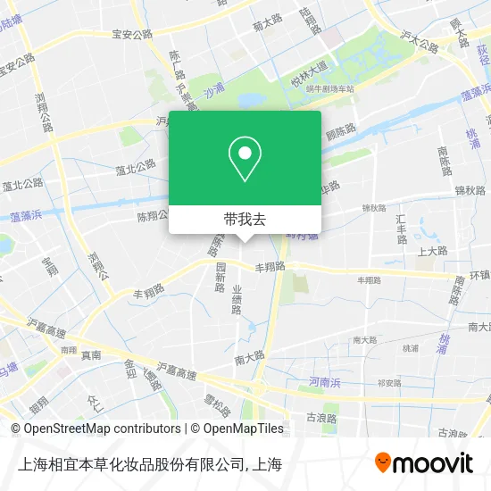 上海相宜本草化妆品股份有限公司地图
