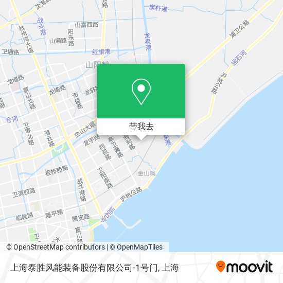 上海泰胜风能装备股份有限公司-1号门地图