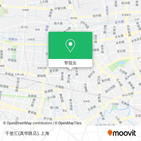 千签汇(真华路店)地图