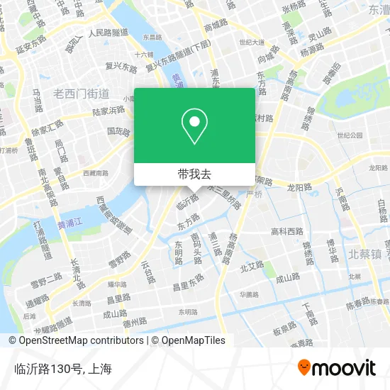临沂路130号地图
