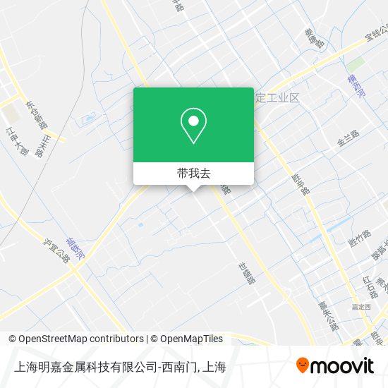 上海明嘉金属科技有限公司-西南门地图