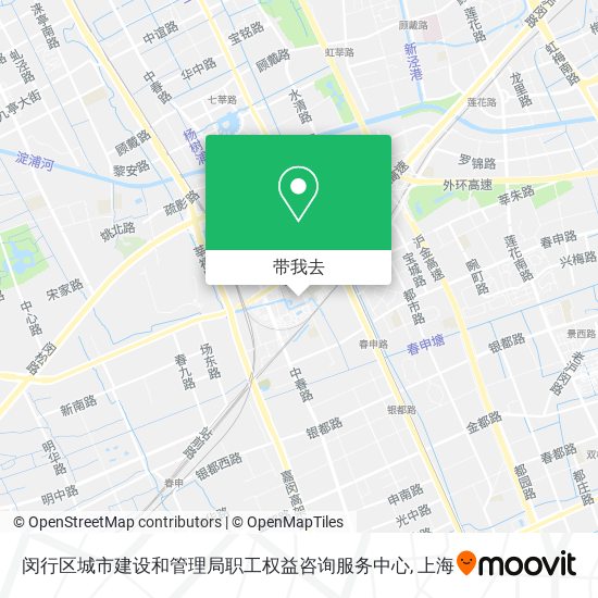 闵行区城市建设和管理局职工权益咨询服务中心地图