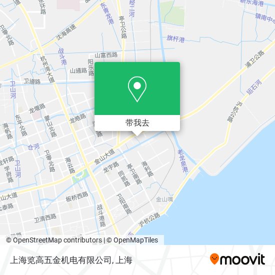 上海览高五金机电有限公司地图