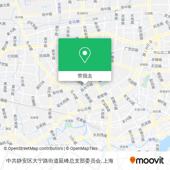 中共静安区大宁路街道延峰总支部委员会地图