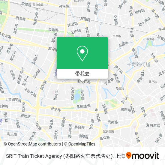 SRIT Train Ticket Agency (枣阳路火车票代售处)地图