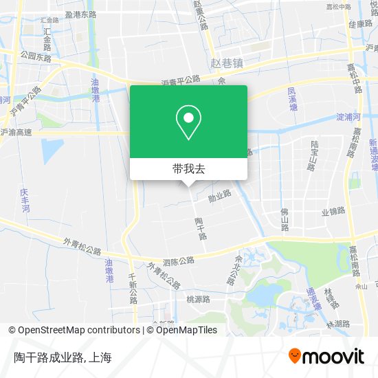 陶干路成业路地图