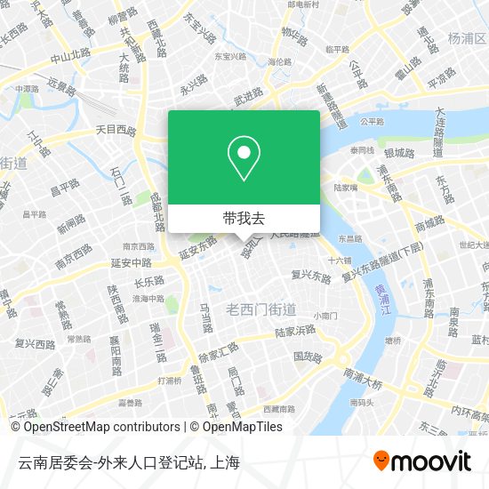 云南居委会-外来人口登记站地图