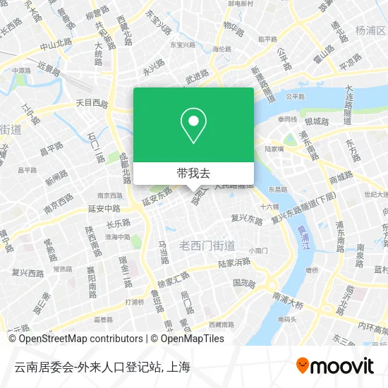 云南居委会-外来人口登记站地图