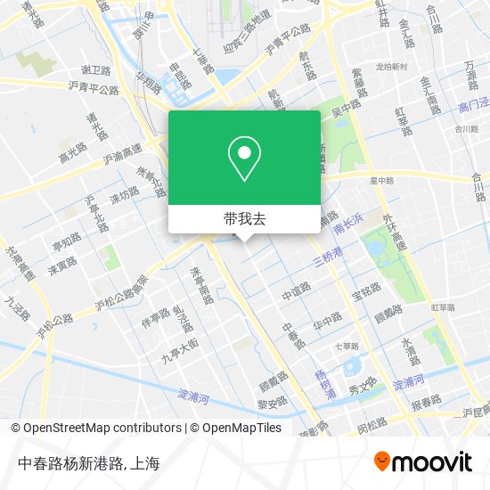 中春路杨新港路地图