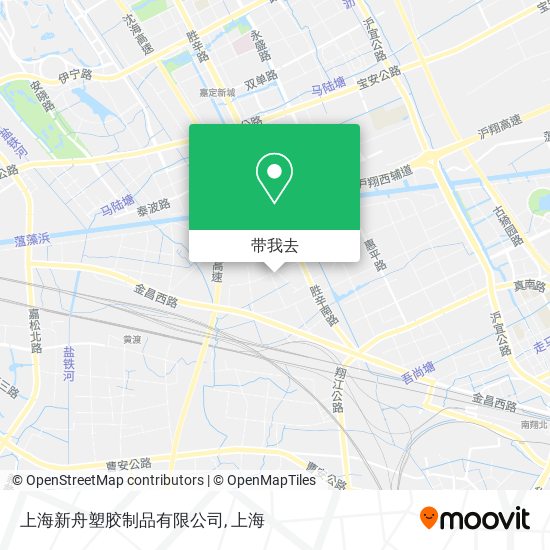 上海新舟塑胶制品有限公司地图