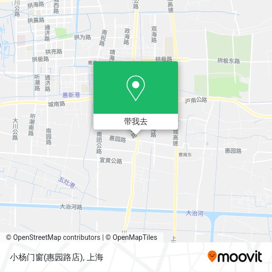 小杨门窗(惠园路店)地图