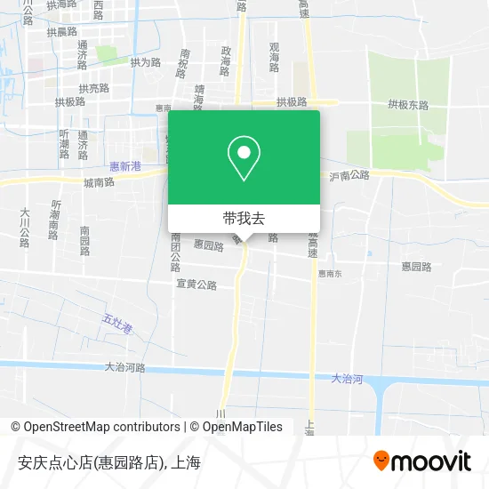 安庆点心店(惠园路店)地图