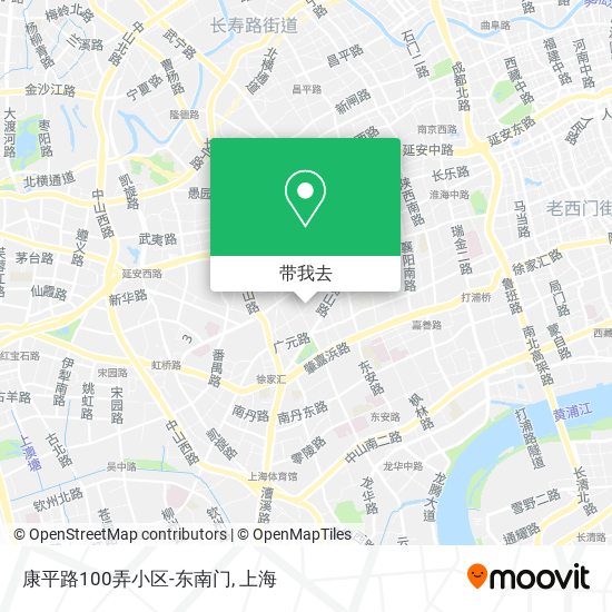 康平路100弄小区-东南门地图