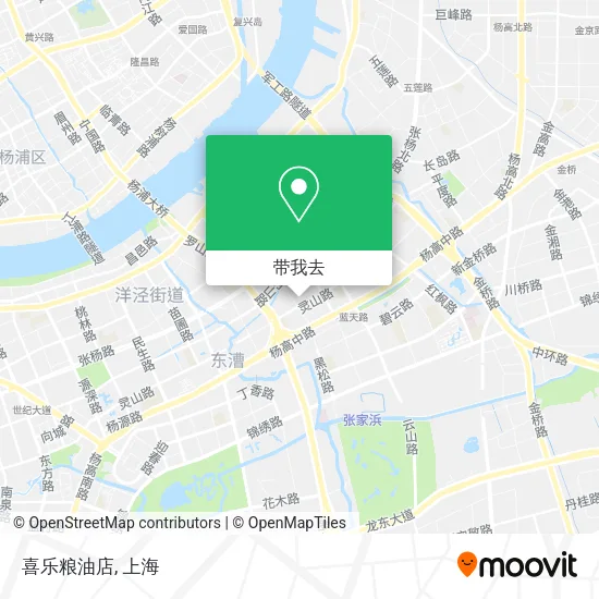 喜乐粮油店地图