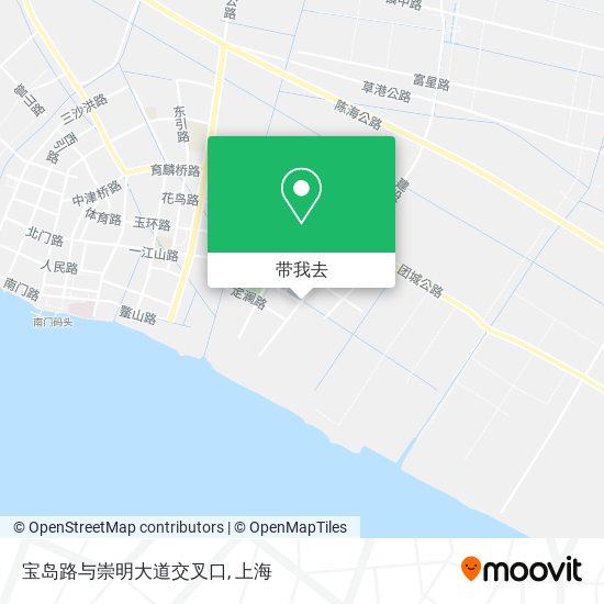 宝岛路与崇明大道交叉口地图