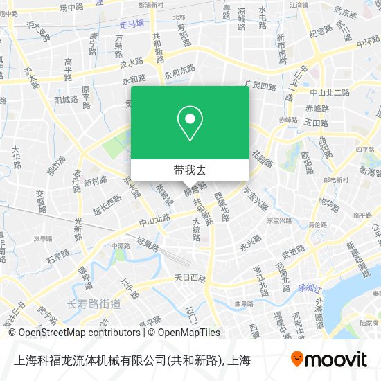 上海科福龙流体机械有限公司(共和新路)地图