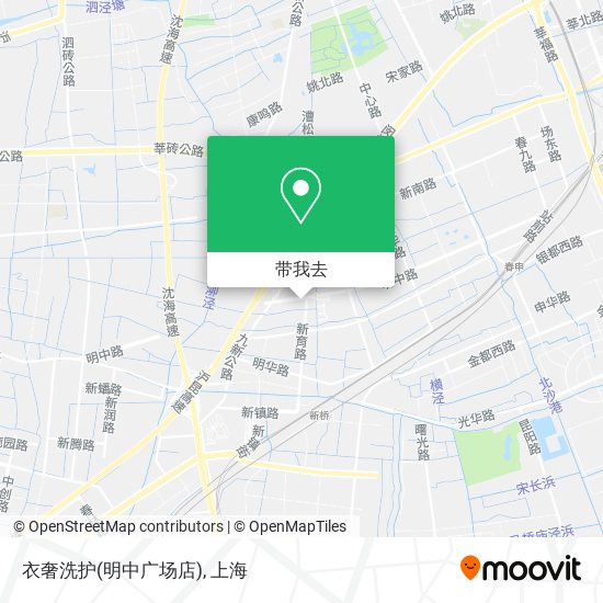 衣奢洗护(明中广场店)地图