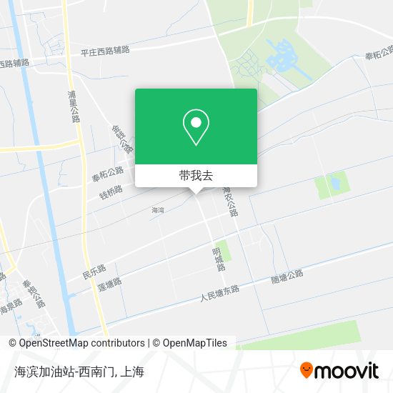 海滨加油站-西南门地图