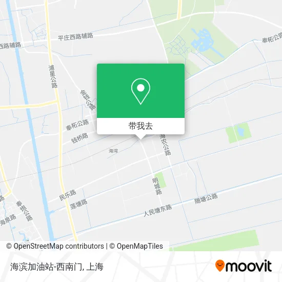 海滨加油站-西南门地图