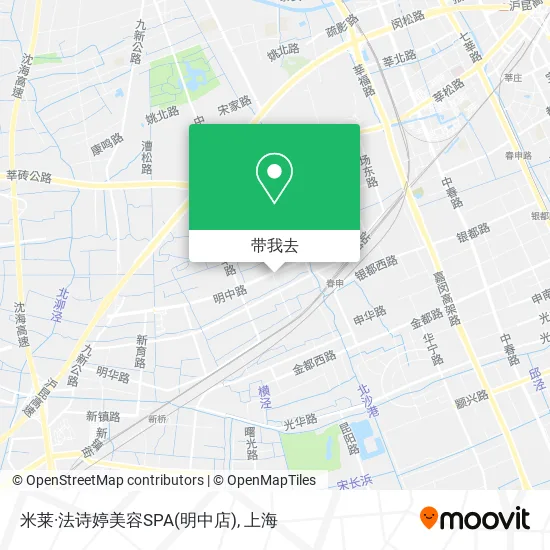 米莱·法诗婷美容SPA(明中店)地图