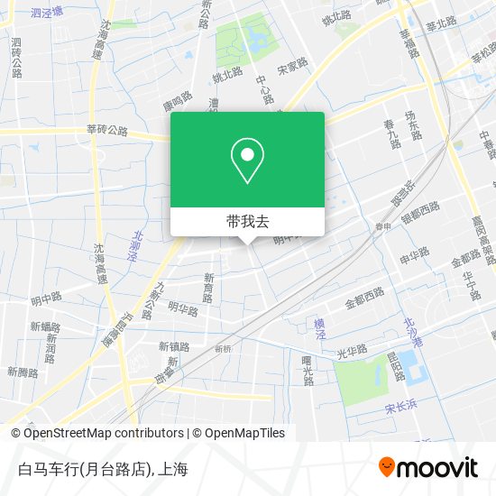 白马车行(月台路店)地图