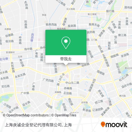 上海炎诚企业登记代理有限公司地图