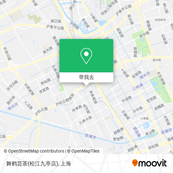 舞鹤芸茶(松江九亭店)地图