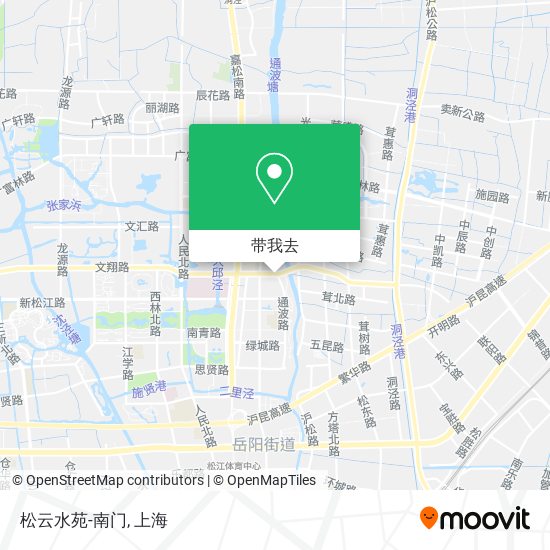 松云水苑-南门地图