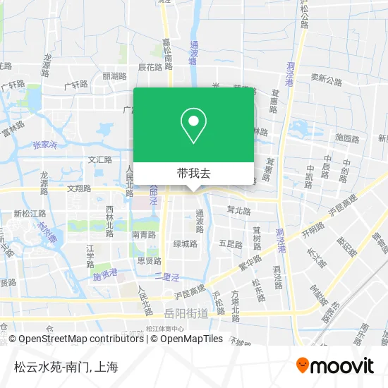 松云水苑-南门地图