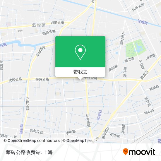 莘砖公路收费站地图