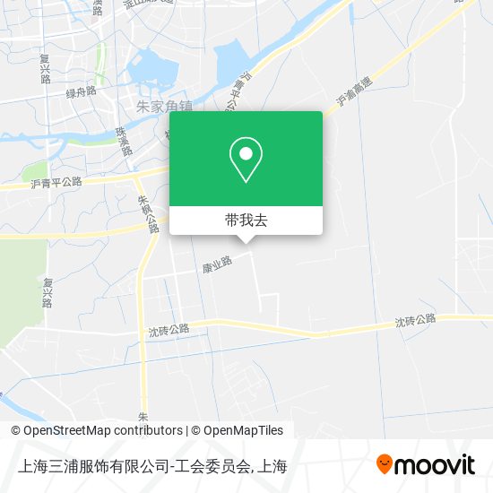 上海三浦服饰有限公司-工会委员会地图
