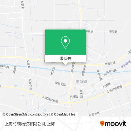 上海竹朝物资有限公司地图