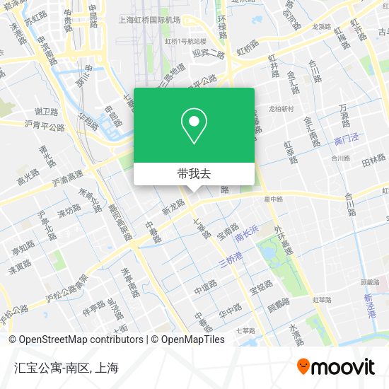 汇宝公寓-南区地图