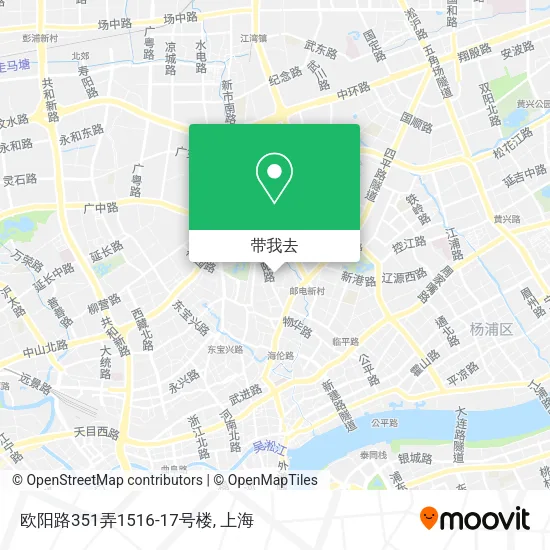 欧阳路351弄1516-17号楼地图