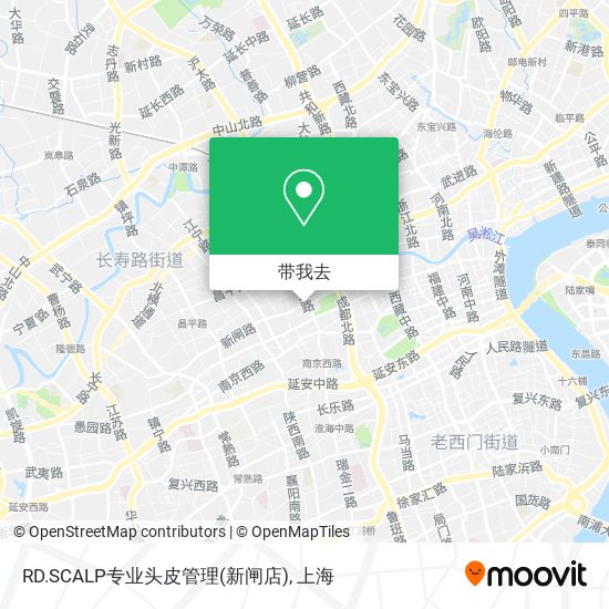 RD.SCALP专业头皮管理(新闸店)地图